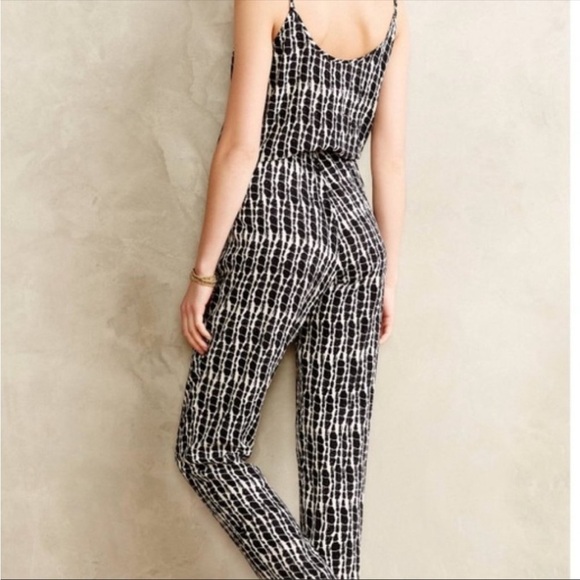ANTHROPOLOGIE Plenty by Tracy Reese Black Cloud Jumpsuit - Picture 2 of 8